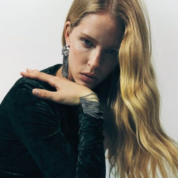 ZARA WIDE RHINESTONE BRACELET - Picture 3 of 5